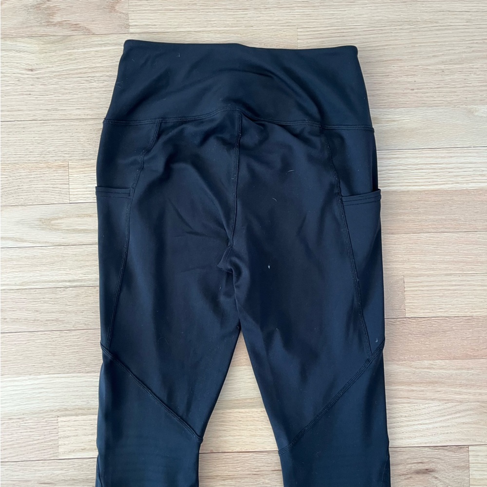 Quince Black Performance Leggings High-Waisted - Picture 4 of 5